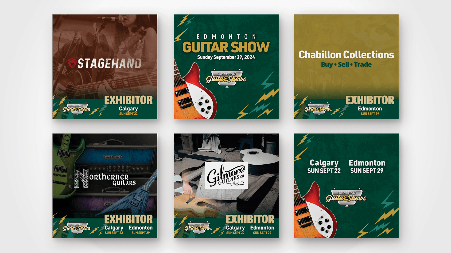 Canadian Guitar Shows, Marketing, 2024 Calgary & Edmonton Guitar Shows, Portfolio Image, 