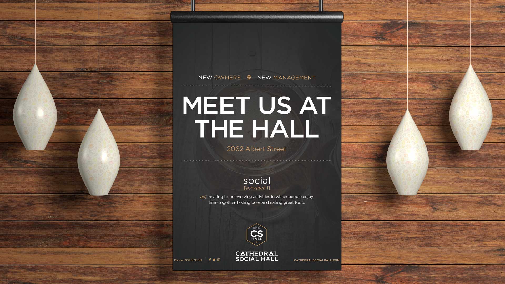 Cathedral Social Hall, Design, Cathedral Social Hall - New Management, Portfolio Image