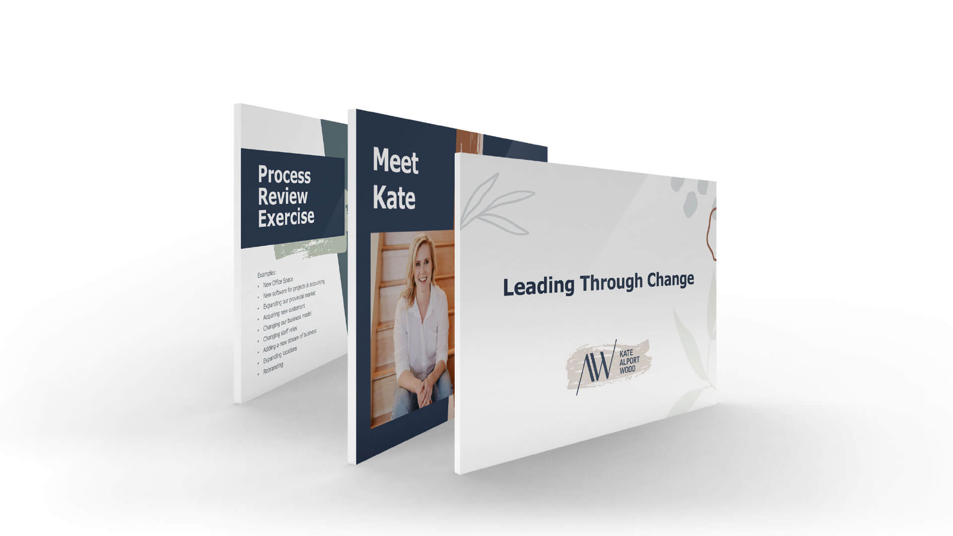 Kate Alport Wood Consulting, Digital, Kate Alport Wood Consulting Presentation Template, Portfolio Image, 