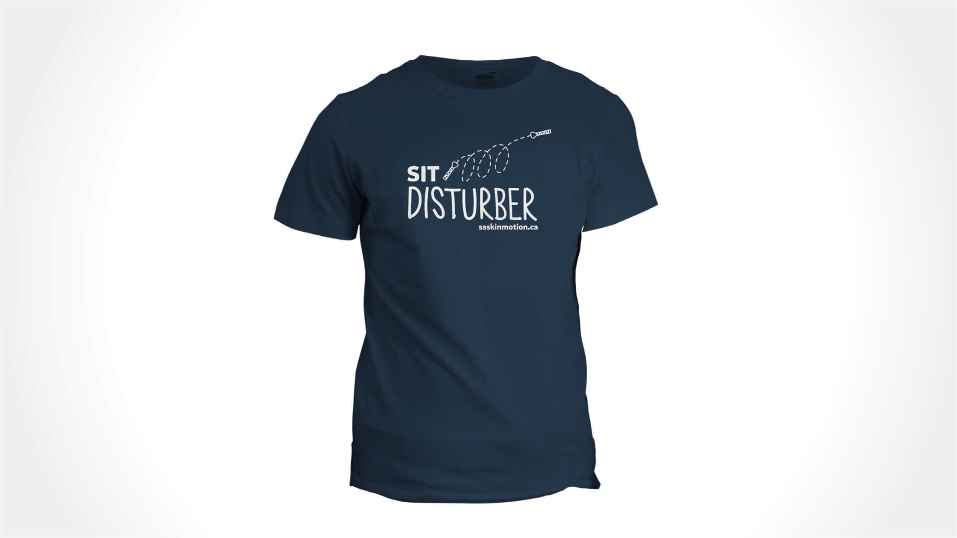 Saskatchewan in motion, Design, Sit Disturber T-Shirt Series, Portfolio Image, 