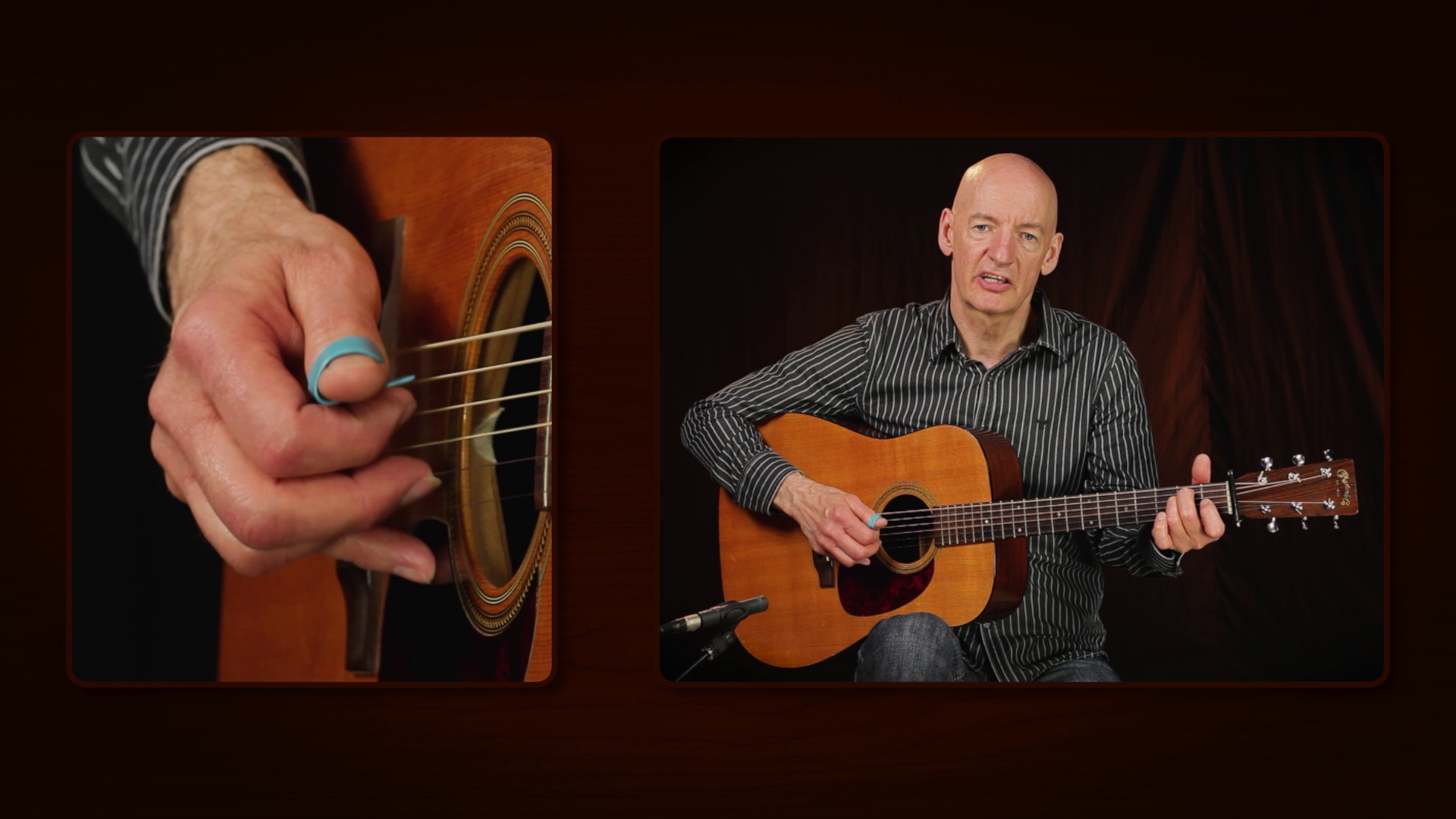Taylor Carr Media, Training, Ray Bell FingerStyle Guitar Workshop Lesson 3, Portfolio Image, Multi-Camera In Studio Production