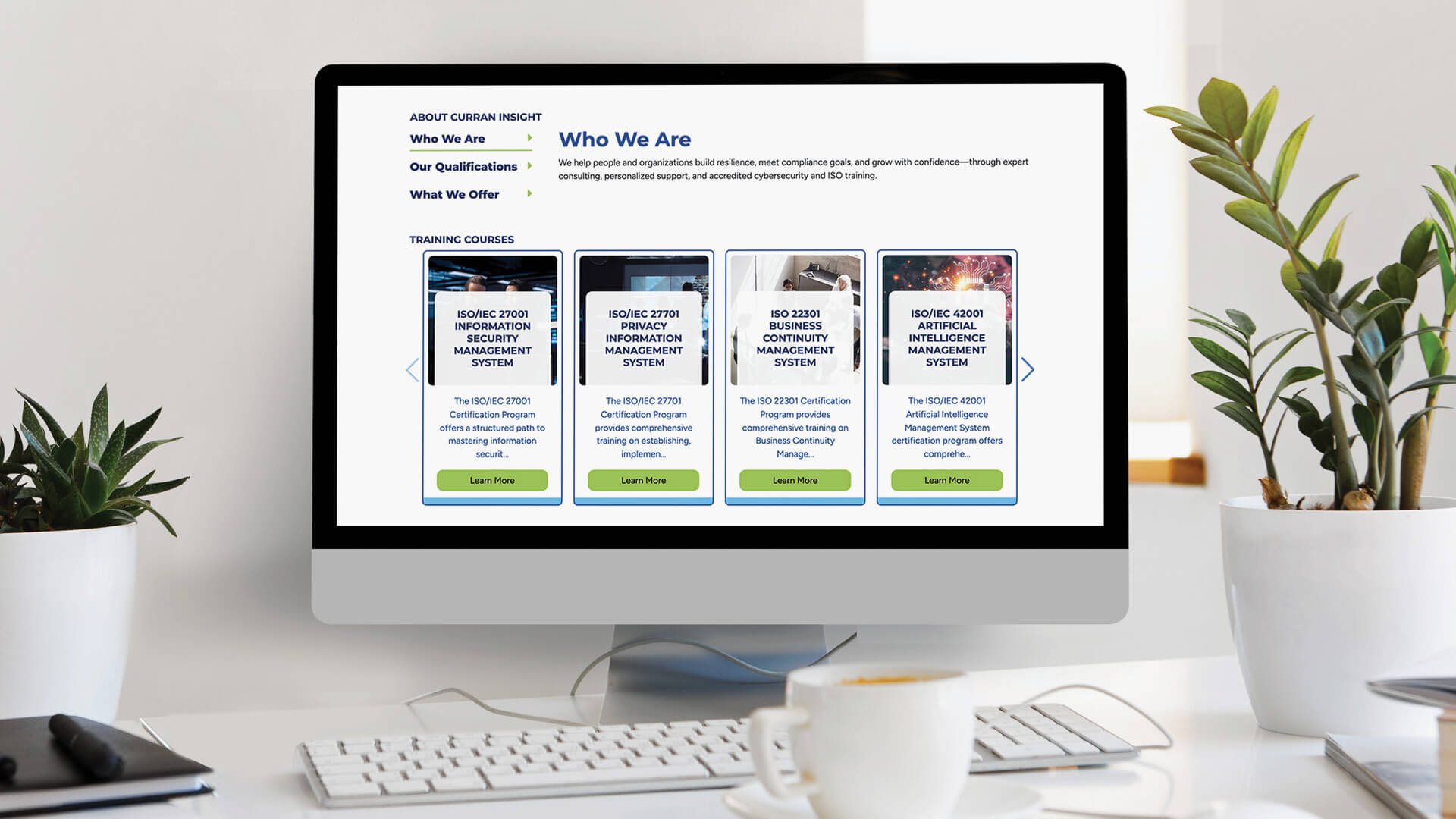 Amplify Digital Marketing Corporation, Curran Insight, Website, A Smarter Site for Smarter Standards, Portfolio Image, Curran Insight, Website, A Smarter Site for Smarter Standards, Portfolio Image,